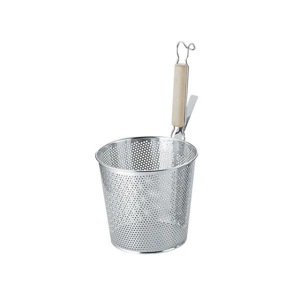 うどん用品 UK 平底うどん揚げ(木柄) YUKIWA画像