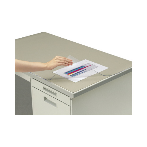 デスクマット軟質　下敷付／灰　１１８７×６８７ｍｍ画像