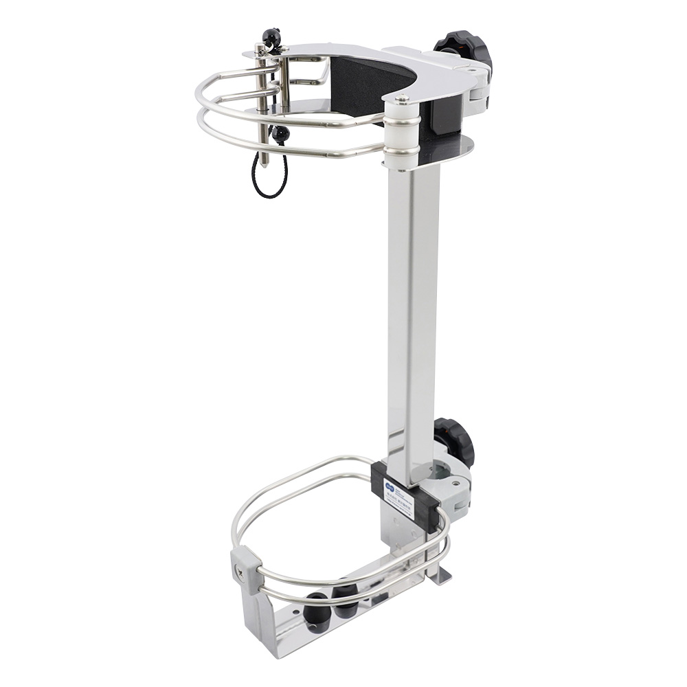 酸素ボンベホルダー　レバー式（マルチクランプ）　500Lボンベ用