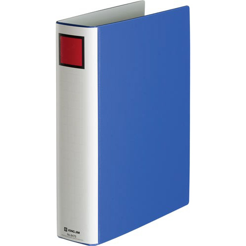 エコロジードッチ　Ａ４縦　５０ｍｍ　青　１冊