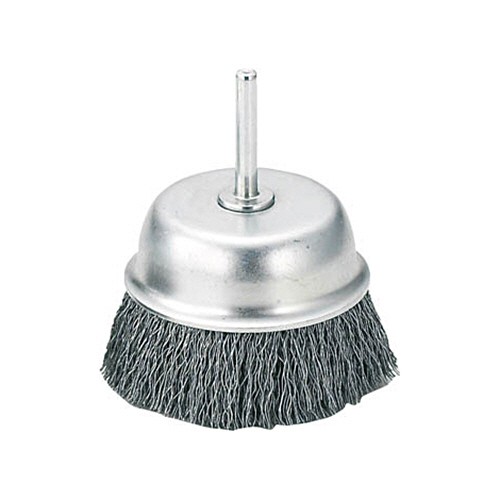 軸付ｶｯﾌﾟﾌﾞﾗｼ電動用(軸径6mm) 鋼線 線径0.3mm 1個画像