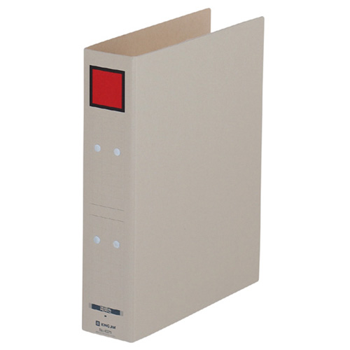 保存ﾌｧｲﾙ ﾄﾞｯﾁ A4ﾀﾃ 500枚収容 50mmとじ 背幅65mm ﾋﾟｸﾄ赤 1冊画像