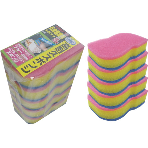 キクロンプロ外食産業用スポンジ　ピンク　1袋(5個)画像