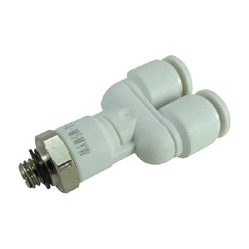 ﾀｯﾁｺﾈｸﾀｰﾌｧｲﾌﾞ ﾒｲﾙﾌﾞﾗﾝﾁﾜｲ W(白)4mm･M5×0.8 1個画像