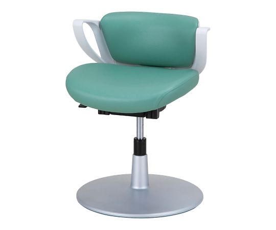 患者用いす　ピコラ　円盤脚　グリーン