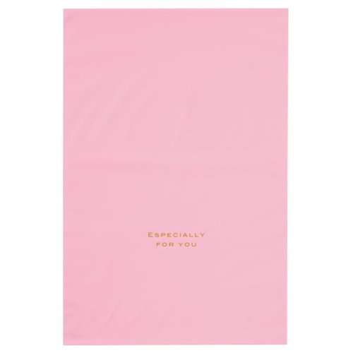 ラッピング用品 梨地バッグピンク-L(30枚) ヘッズ画像