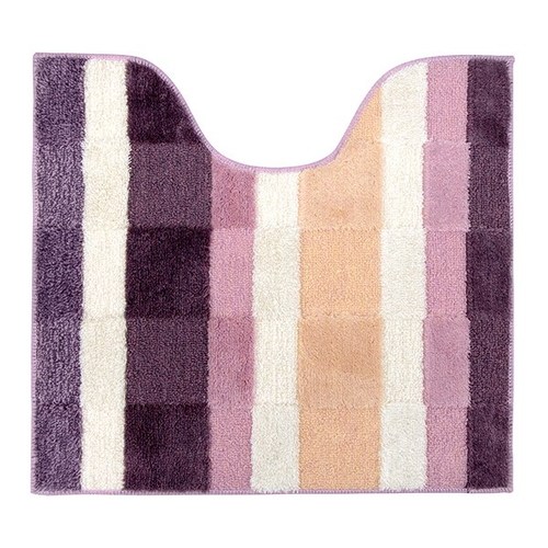 トイレマット モザイク 約55×60cm ピンク画像