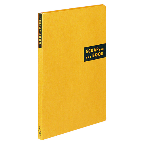 ｽｸﾗｯﾌﾟﾌﾞｯｸS(ｽﾊﾟｲﾗﾙとじ･固定式) A4 中紙40枚 背幅20mm 黄 1冊画像