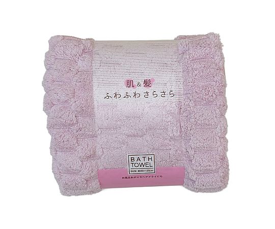 マイクロファイバーバスタオル MF ポコポコ 60×120cm PINK 1セット（10枚入）画像