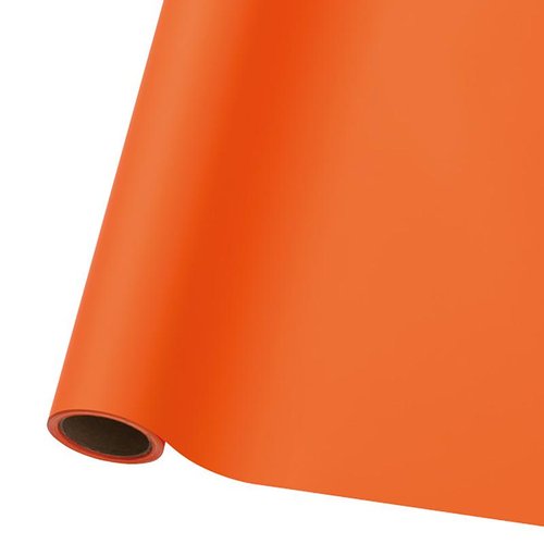 包装紙 WRP-RO27 ラッピングカラーPPロール-27/オレンジ(1巻) ヘッズ画像
