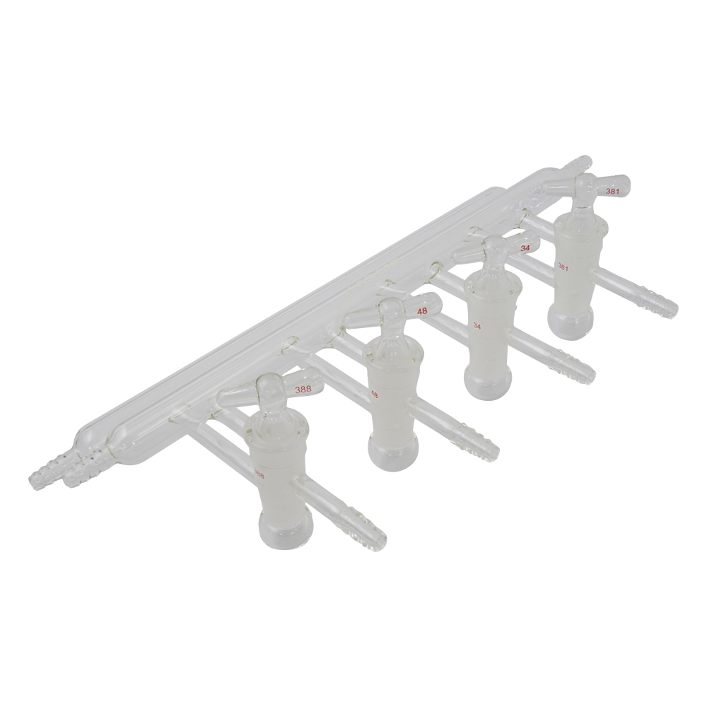 真空マニホールド（ガス置換用）　380×100×160mm画像