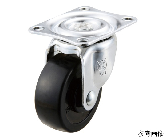 G型キャスター 自在車プレート式 径65mm ゴム車輪