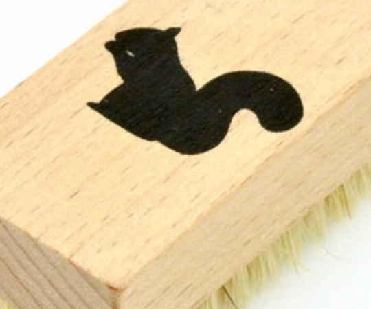 ミニネイルブラシ ロクサン 巾着袋入り ネイル用品 リス画像