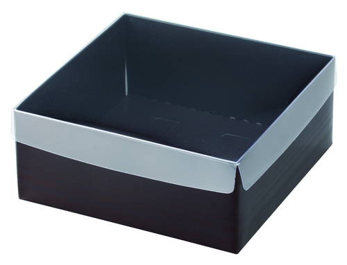 ギフトボックスM（透明・かぶせ式・高さ65mm)画像