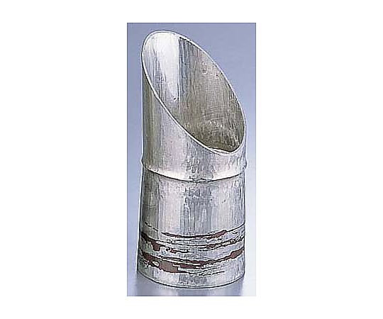 銅錫被 刷毛目竹形1ツ節酒器 200cc画像