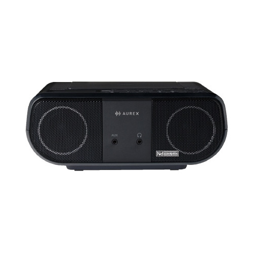 ネオジウムスピーカー搭載ＣＤラジオ　ブラック