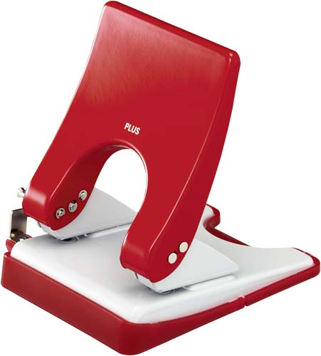 穴あけパンチ　フォース１／２　レッド　３０枚あけ