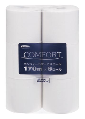 コンフォート　１７０ｍシングル（芯なし）　６ロール画像