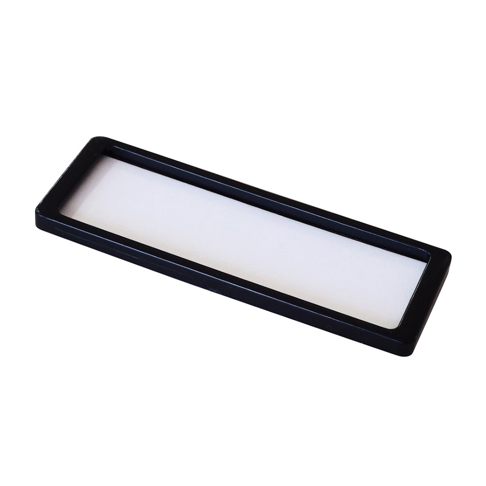 ラベルプレート マットブラック S 両面テープ 1袋（10個入）画像