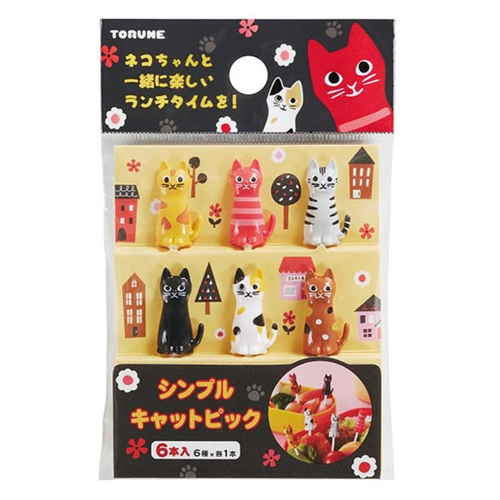 シンプルキャットピック　6本入 パッケージの背面にある成分表示が見える状態