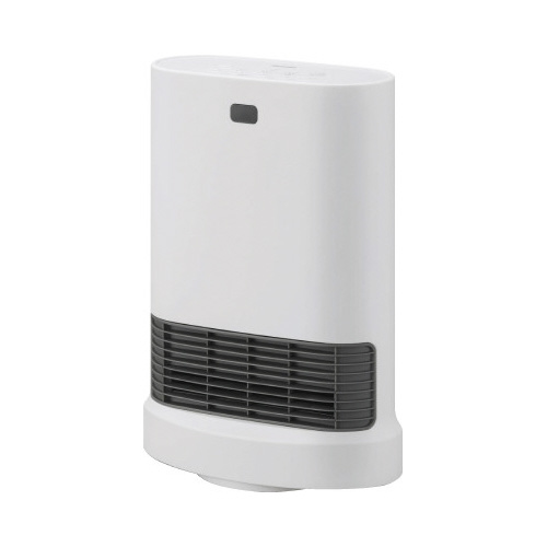 大風量セラミックヒーター首振りＷセンサー付ホワイト画像