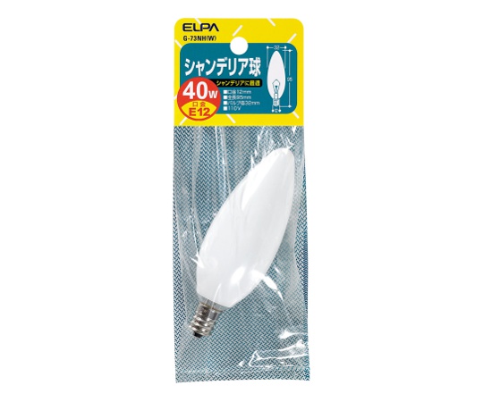 シャンデリア E12 40W画像