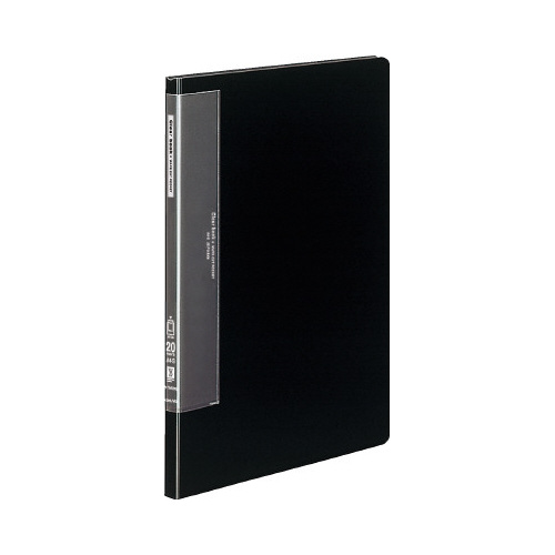 クリヤーブック固定式Ａ４縦２０枚黒Ｘ１０画像