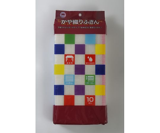 かや織りふきん　10枚入/袋×60袋入