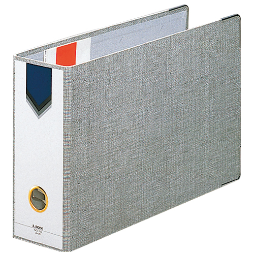 AZﾌｧｲﾙ A4ﾖｺ 2穴 470枚収容 背幅89mm ｸﾞﾚｰ 1冊画像