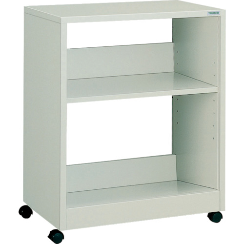 収納ｹｰｽ ｷｬｽﾀｰ付傾斜棚2段型 702×432×844 1台画像