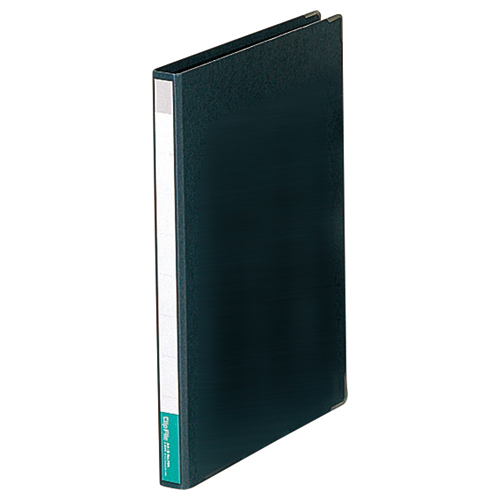 ｸﾘｯﾌﾟﾌｧｲﾙ 紙製 A4ﾀﾃ 100枚収容 背幅24mm 紺 1冊画像