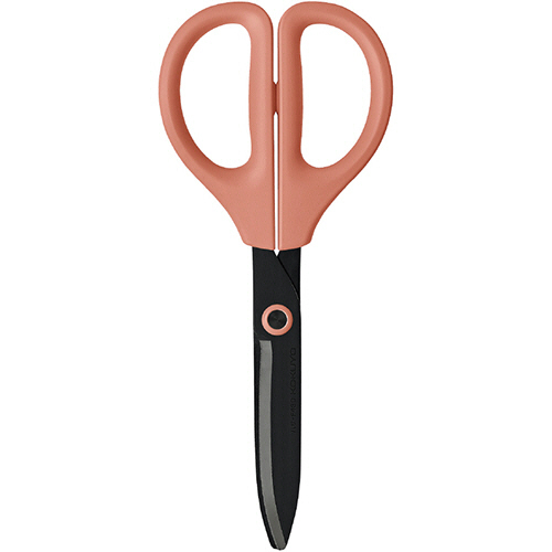 洗えるﾊｻﾐｻｸｻ ｷｯﾁﾝ･食洗機可ﾊｲﾌﾞﾘｯﾄﾞｱｰﾁ刃 刃渡り65mmﾋﾟﾝｸ 1ｾｯﾄ(10本)画像