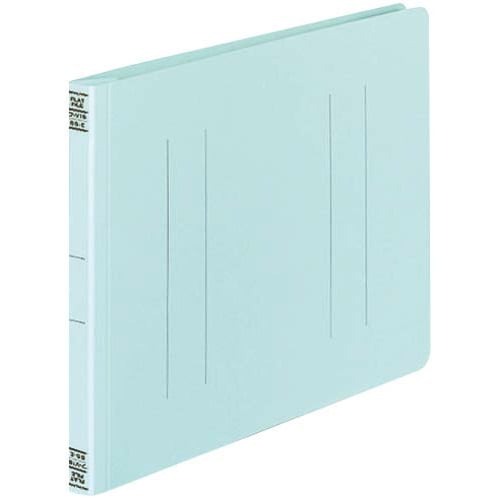 フラットファイルＶ樹脂とじ具　Ｂ５横　青　１０冊画像
