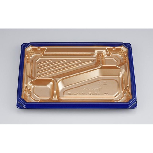 シーピー化成 弁当容器 BFNアルバ10-1平 ロゼGN 本体画像