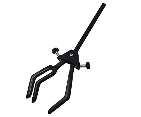 カラー両開きクランプ　大　黒画像