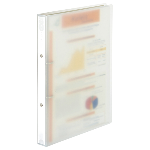 ﾘﾝｸﾞﾌｧｲﾙ A4ﾀﾃ 2穴 180枚 ﾘﾝｸﾞ内径25mm 背幅31mm ｸﾘｱ 1ｾｯﾄ(10冊)