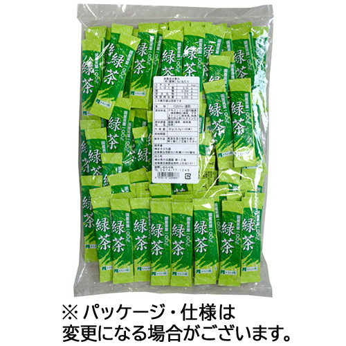 ｲﾝｽﾀﾝﾄ緑茶ｽﾃｨｯｸ 1ｾｯﾄ(1000本:100本×10袋)画像