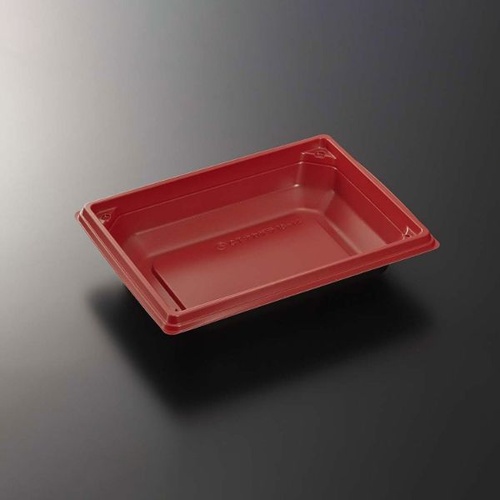 中央化学 CT 中皿 18-14 赤-BK画像