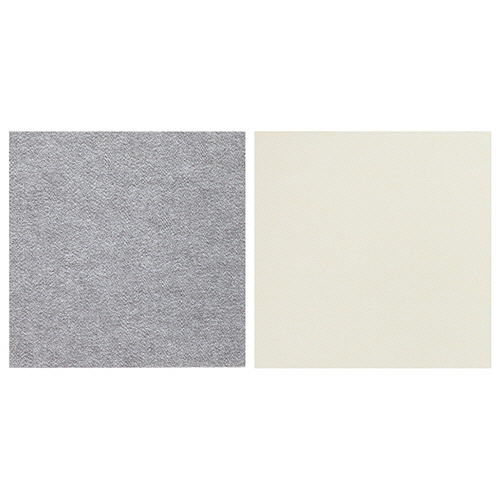 おくだけ吸着 ﾊﾞﾘｱﾌﾘｰﾀｲﾙﾏｯﾄ 2色組 ｸﾞﾚｰ/ｱｲﾎﾞﾘｰ 1ﾊﾟｯｸ(8枚)画像