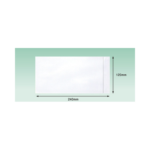 完全密封　透明　長４　１２０×２４０　１００枚