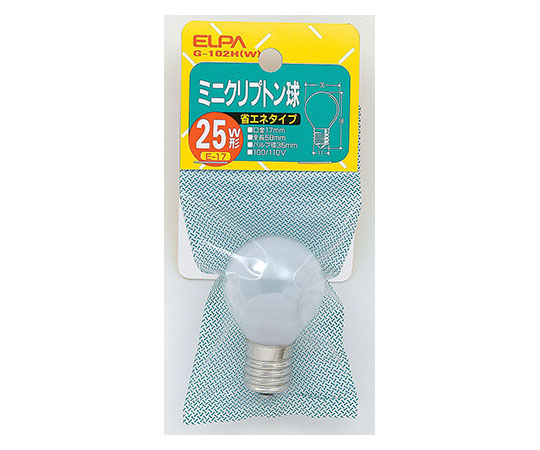 クリプトン球25W ホワイト画像