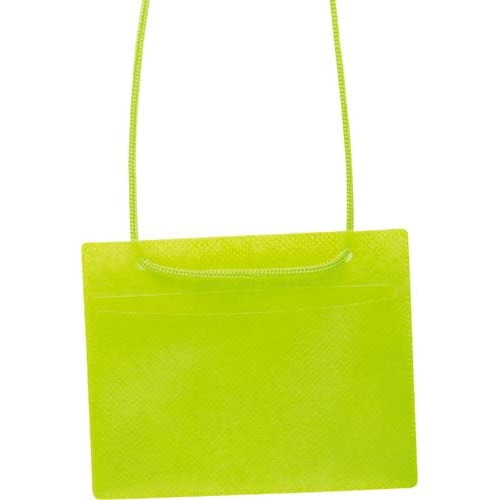 カラーイベント名札（名刺サイズ）　緑　５０個入