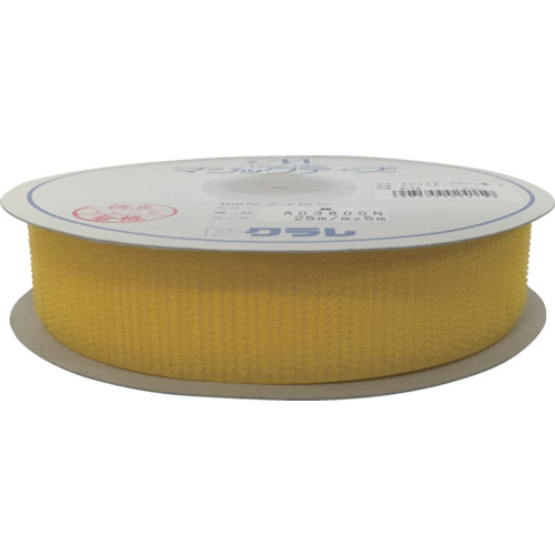 面ﾌｧｽﾅｰ ﾎﾞﾋﾞﾝ巻A 25mm×5m ｲｴﾛｰ 1巻画像