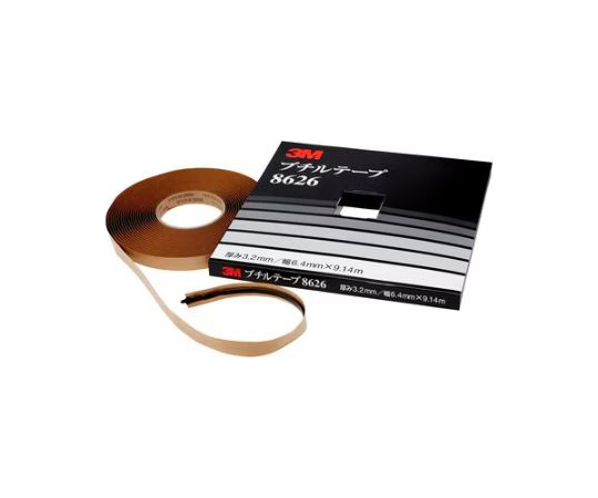 3M™ブチルテープ8626　6.4mm×9.14m　1箱(6巻)画像