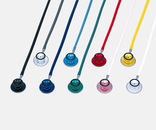 ダブル聴診器 No.120 外バネ式 ホワイト