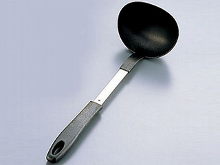 耐熱抗菌お玉大 黒画像