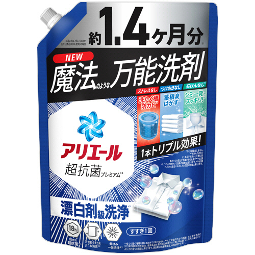 ｱﾘｴｰﾙ ｼﾞｪﾙ つめかえ用 超ｼﾞｬﾝﾎﾞｻｲｽﾞ 1000g 1ﾊﾟｯｸ画像