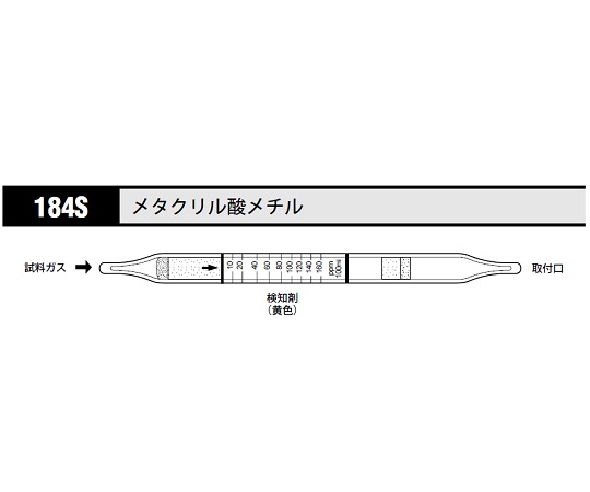 ガス検知管 メタクリル酸メチル 1箱（10本入）画像