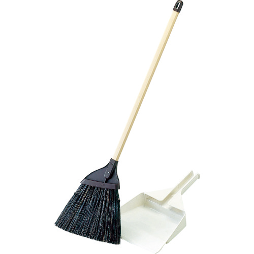 ｺﾝﾄﾞﾙ ちりとり付ほうき 庭ほうきﾍﾟｱ 1ｾｯﾄ画像
