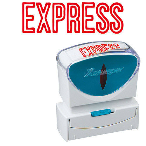 Xｽﾀﾝﾊﾟｰ ﾋﾞｼﾞﾈｽ用ｷｬｯﾌﾟﾚｽ B型 (EXPRESS) ﾖｺ 赤 1個画像
